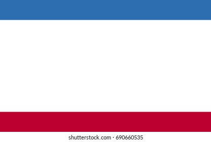 Crimea flag vector 