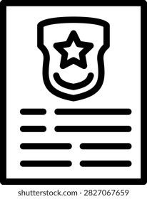 Crimereport Vector Design Icon Style