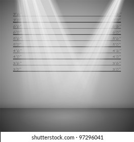 Criminal background with lines and rays of light