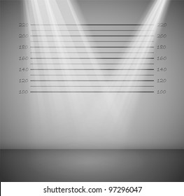 Criminal background with lines and rays of light