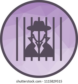 Criminal behind bars