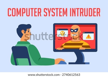 Criminal break in security system and take over.