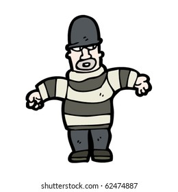 krimineller Cartoon
