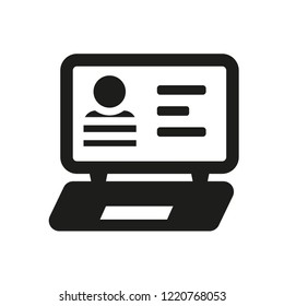 Criminal database icon. Trendy Criminal database logo concept on white background from law and justice collection. Suitable for use on web apps, mobile apps and print media.