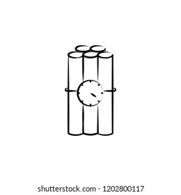 criminal, dynamite icon. Element of crime icon for mobile concept and web apps. Hand drawn criminal, dynamite icon can be used for web and mobile