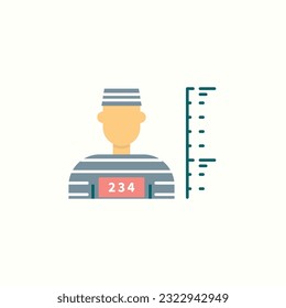 criminal icon, isolated icon in light background, perfect for website, blog, logo, graphic design, social media, UI, mobile app
