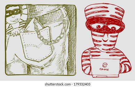 criminal illustration