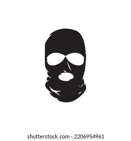 Criminal Mask Bandit Icon Logo Vector Stock Vector (Royalty Free ...