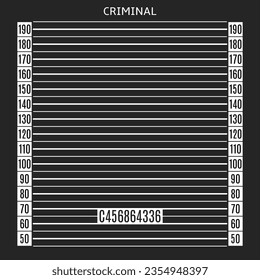 Criminal mughsot.Police line background or photo.background for taking photos for prison inmate data.