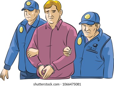 criminal police hands