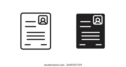 Ícone de registro criminal Design Illustrations. ícones da Web editáveis