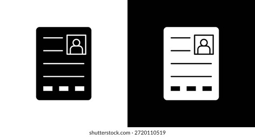 Strafregistersymbol einfache grafische Illustrationen. Schwarz-weiße Silhouette Vektor