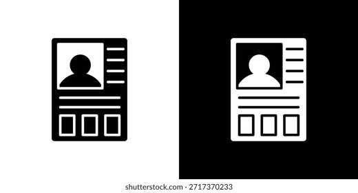 Strafregistersymbol für Apps und Branding.