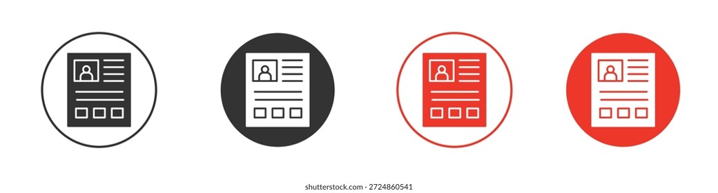 Símbolo de icono de antecedentes penales. Diseño simple y plano para Web o App móvil. Logotipo de Ilustración vectorial mínima.
