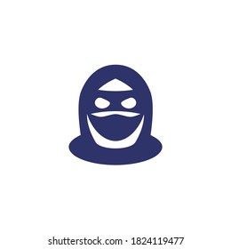 criminal, thief or robber icon