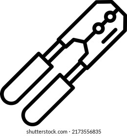 Diseño de icono de línea de vector de cifrado