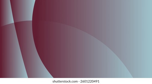 Crimson Bloom Soft Gradient Curves Abstract