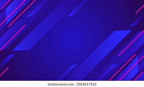 Geometría de Crimson: Fondo geométrico azul simple y limpio