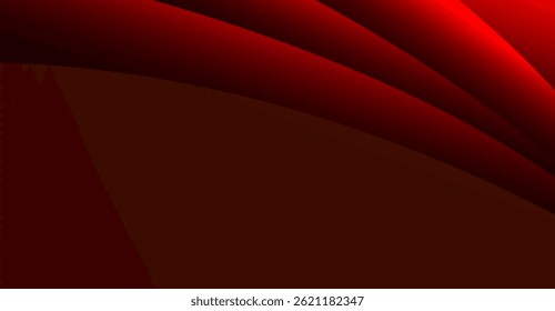 Crimson Gradient Abstract: Dynamic Red Curves and Fluid Shapes for Modern Design Projects, Suitable for Backgrounds and Artistic Compositions, Red and Brown Colors