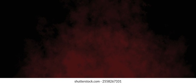 Crimson Mist and Fiery Fog Rising Against a Black Canvas to Create a Bold and Emotional Statement
