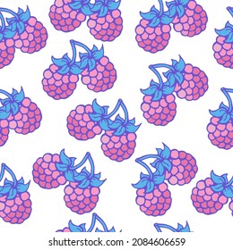 Crimson pattern on a white background. Vector pattern illustration.