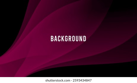 Crimson red and black abstract background with geometric pattern and gradient shades, snowdrop in the wind