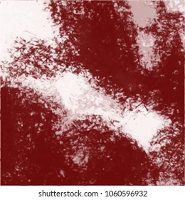 crimson red watercolor cloud scape pattern with frizzy white areas, vector illustration