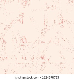 Crimson Red and White Vector seamless check pattern. Allover pattern. Ink grunge grid. Hand drawn seamless check pattern. Graphic background with ethnic tartan. Seamless check pattern background.