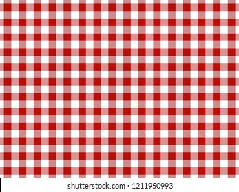 Crimson Tablecloth Seamless Pattern Background