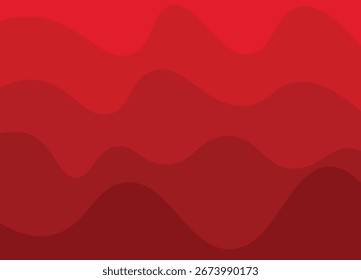 Patrón de onda carmesí Vector de diseño de fondo Abstractas