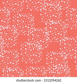 Crimson and White tie dye seamless pattern.  Shibori seamless print. Watercolor hand drawn batik.  Handmade watercolour shirt tie dye pattern. Japan traditional tile. Coral and Beige shibori.