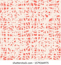Crimson and White tie dye seamless pattern.  Shibori seamless print. Watercolor hand drawn batik.  Handmade watercolour shirt tie dye pattern. Japan traditional tile. Salmon and White shibori.