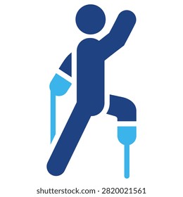 Crippled Icon Element For Design