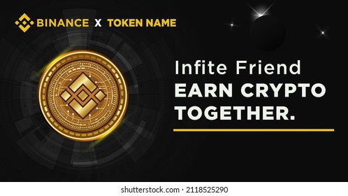 Cripto Currency, Binance Crypto Token Launch Banner, Binance Background, Binance Landing Page