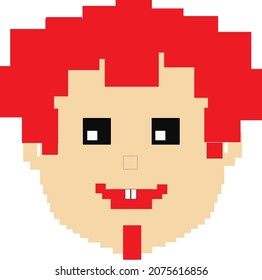 Criptopunk NFT blokchain, non fungible token. Pixel art character