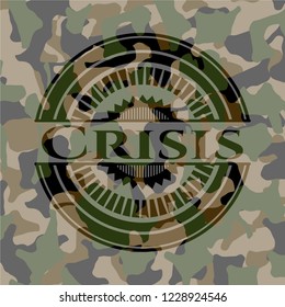 Crisis camouflage emblem
