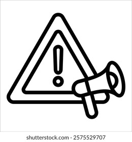 Crisis Communication Icon Element For Design