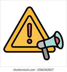 Crisis Communication Icon Element For Design