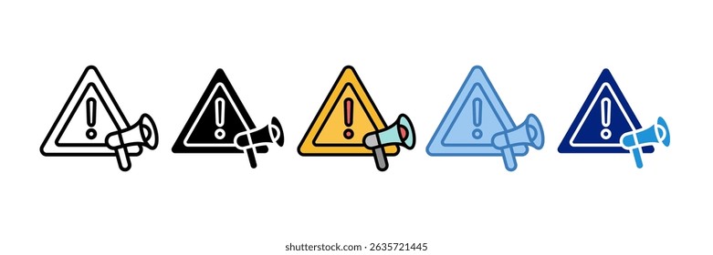 Crisis Communication Icon Element For Design