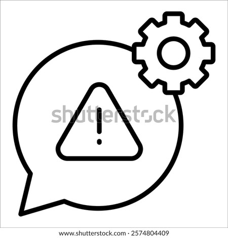 Crisis Communication Icon Element For Design