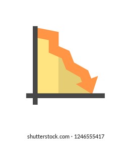  crisis flat vector icon