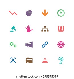 crisis icons universal set for web and mobile