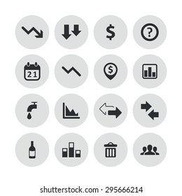 crisis icons universal set for web and mobile