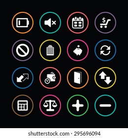 crisis icons universal set for web and mobile