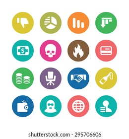 crisis icons universal set for web and mobile