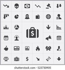 crisis icons universal set for web and mobile