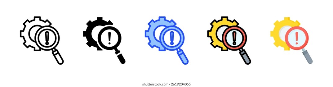 Crisis Management Icon Collection With Multiple Styles