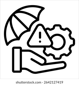 Crisis Management Icon Element For Design