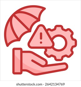 Crisis Management Icon Element For Design
