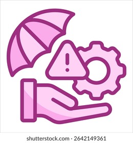 Crisis Management Icon Element For Design